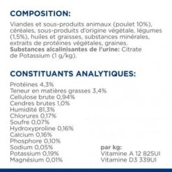 C/d Urinary Multicare Mijotés Pour Chien Poulet & Légumes -Animal De Compagnie canine c d multicare mijotes poulet legumes boite 7