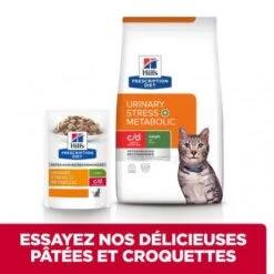 C/D Urinary Stress Multicare+Metabolic Sachet Repas Pour Chat Poulet -Animal De Compagnie feline c d urinary stress metabolic sachet repas 2