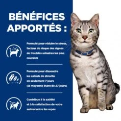 C/D Urinary Stress Multicare+Metabolic Sachet Repas Pour Chat Poulet -Animal De Compagnie feline c d urinary stress metabolic sachet repas 3