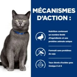D/d Food Sensitivities Croquettes Pour Chat Canard & Petis Pois -Animal De Compagnie feline d d canard et petits pois 3