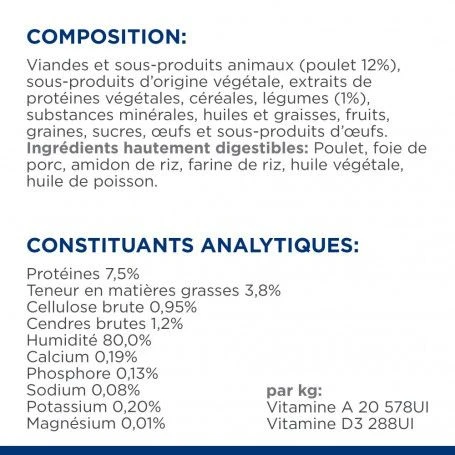 Gastrointestinal Biome Mijotés Pour Chat Poulet & Légumes 8 Gastrointestinal Biome Mijotés Pour Chat Poulet & Légumes – Image 8