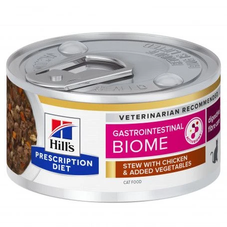 Gastrointestinal Biome Mijotés Pour Chat Poulet & Légumes 1 Gastrointestinal Biome Mijotés Pour Chat Poulet & Légumes