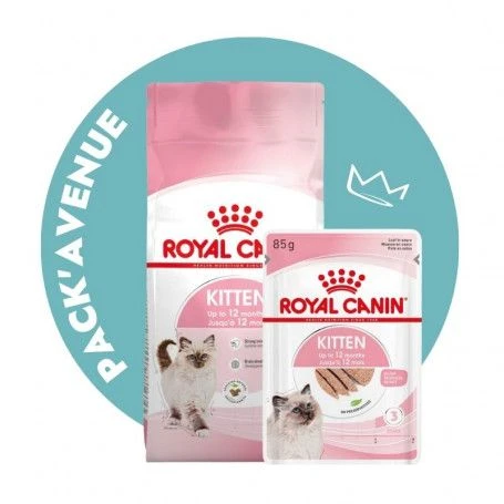 Pack'Avenue Royal Canin CAT KITTEN 10KG Avec Mousse En Sachet Repas 1 Pack'Avenue Royal Canin CAT KITTEN 10KG Avec Mousse En Sachet Repas