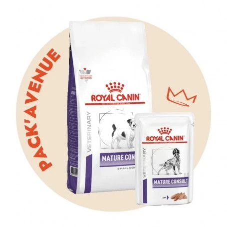 Pack'Avenue Royal Canin Mature Consult Small Dog 3,5KG Avec 12 Sachets Repas 1 Pack'Avenue Royal Canin Mature Consult Small Dog 3,5KG Avec 12 Sachets Repas