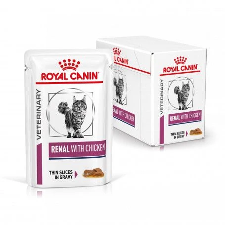 ROYAL CANIN Veterinary Health Nutrition Cat Renal Poulet Sachet 2 ROYAL CANIN Veterinary Health Nutrition Cat Renal Poulet Sachet – Image 2