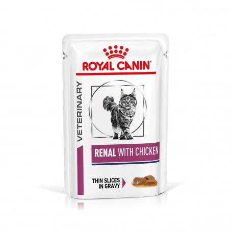 ROYAL CANIN Veterinary Health Nutrition Cat Renal Poulet Sachet 1 ROYAL CANIN Veterinary Health Nutrition Cat Renal Poulet Sachet