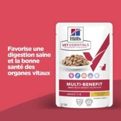 Vet Essentials Chat Multi-Benefit Adulte Poulet Sachet Repas -Animal De Compagnie vet essentials chat multi benefit adult 1 poulet sachet repas 1
