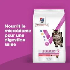 Vet Essentials Chat Multi-Benefit + Digestion Adult 1+ Saumon -Animal De Compagnie vet essentials chat multi benefit digestion adult 1 saum 2