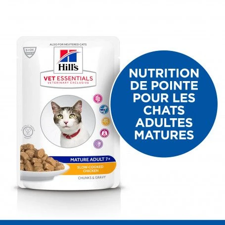 Vet Essentials Feline Mature Adult 7+ Poulet Sachet Repas 3 Vet Essentials Feline Mature Adult 7+ Poulet Sachet Repas – Image 3