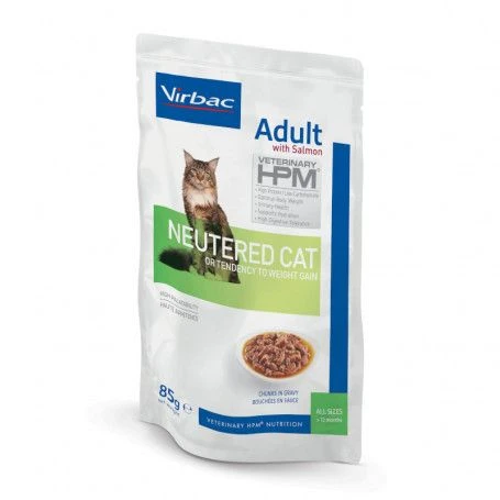 Virbac Veterinary HPM Chat Adult Neutered Saumon Sachets Repas 4 Virbac Veterinary HPM Chat Adult Neutered Saumon Sachets Repas – Image 4